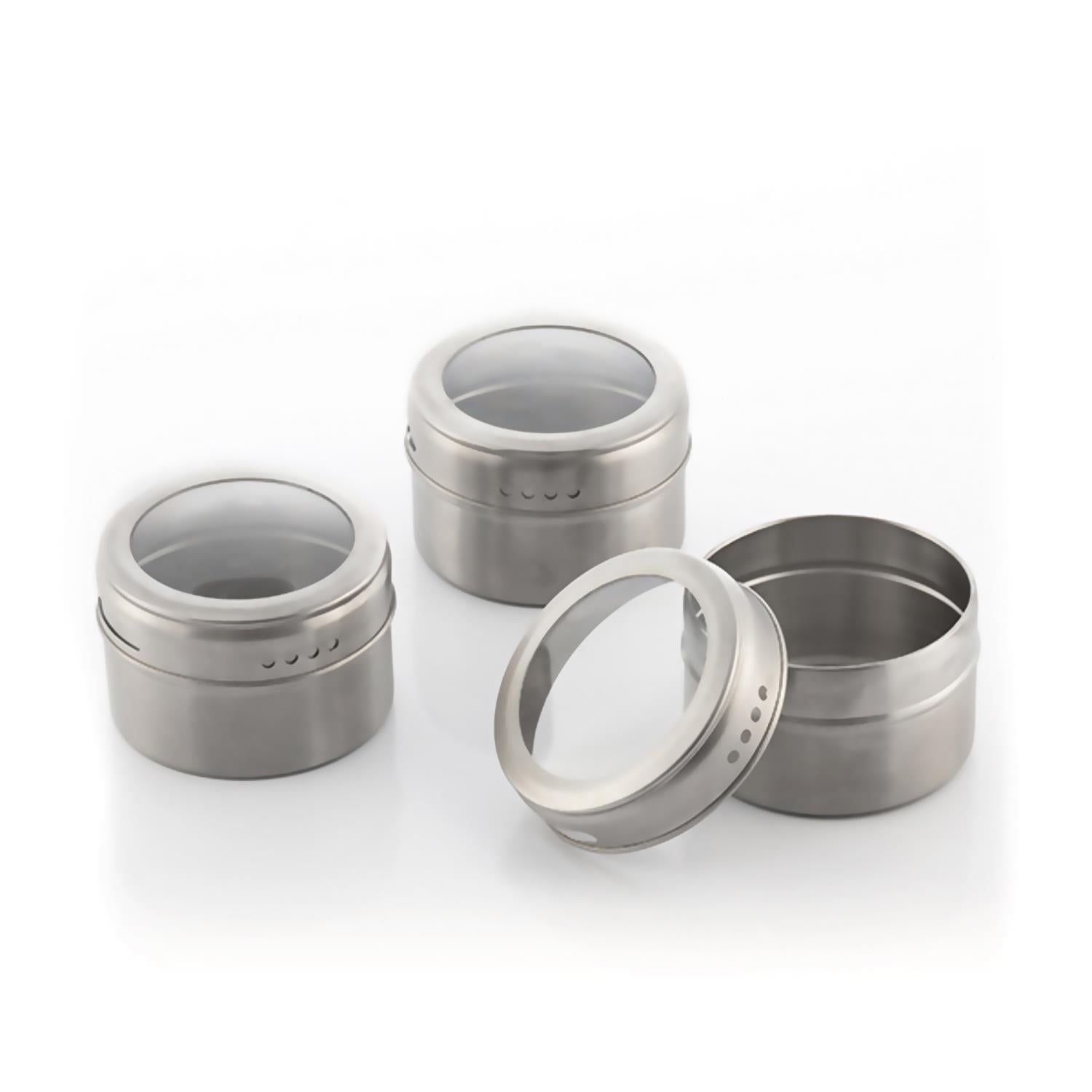 Bamboo Set & Magnetic Spice Tins
