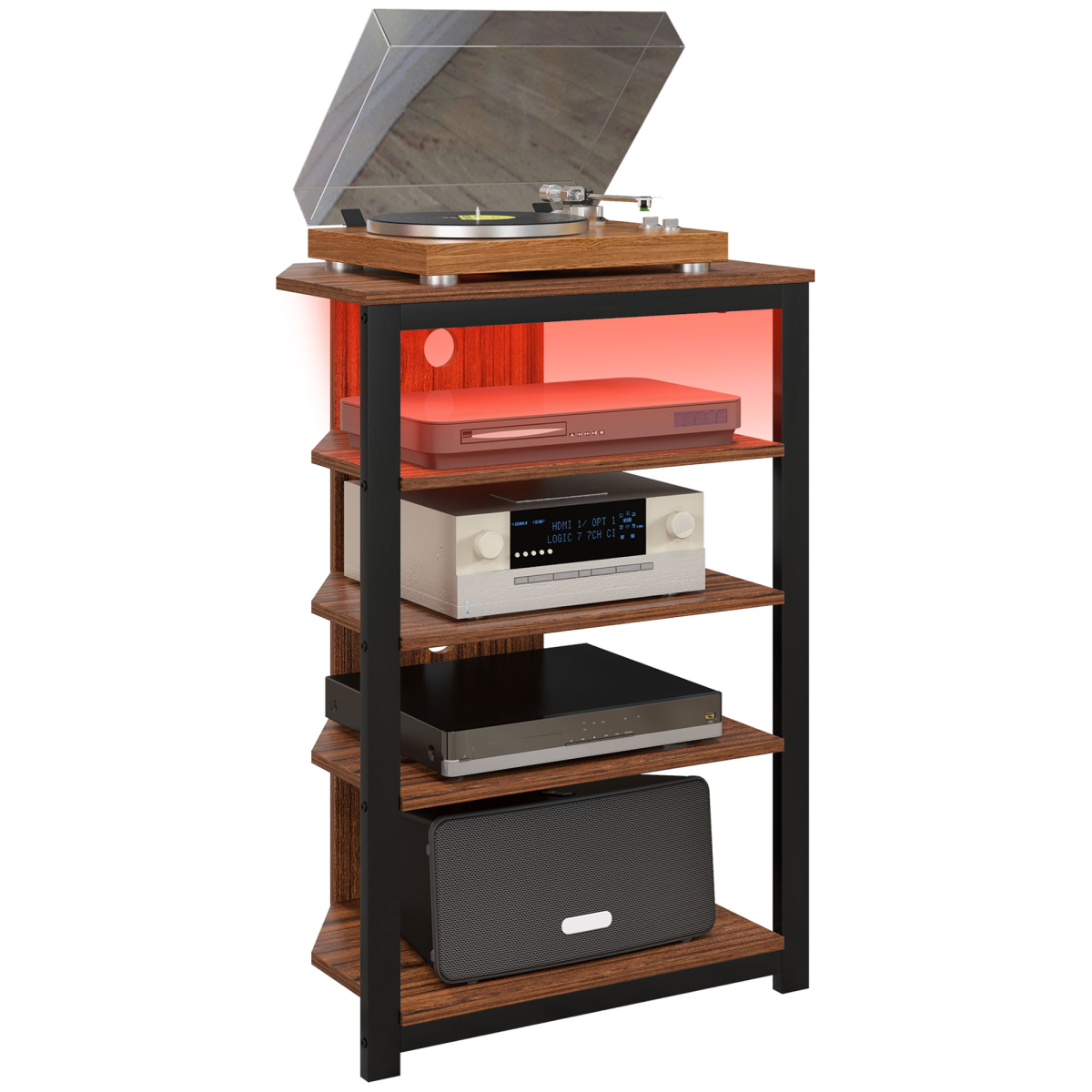 RGB LED Corner TV Unit